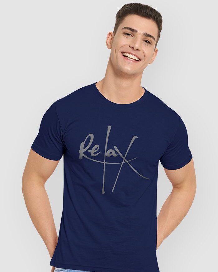 Blue Premium Tshirt | Printmydrip